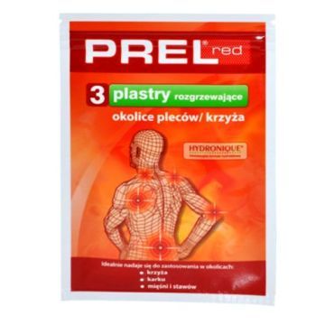 Prel Red, plast.,na skore, rozgrzew., 3 szt