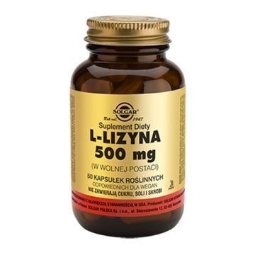 Solgar L-Lizyna 500 mg, kaps., 50 szt