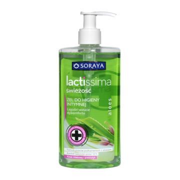 Soraya Lactissima Swiezosc, zel d/hig.int.,aloes, 300 ml