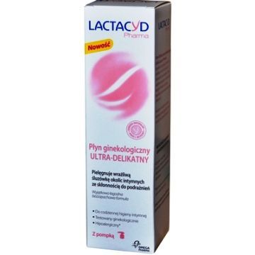 Lactacyd Pharma, ultra-delikatny płyn ginekologiczny, 250 ml, z pompką