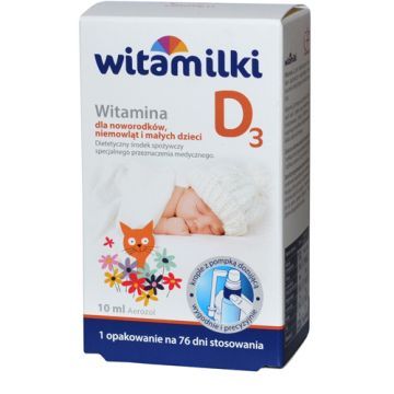 Witamilki Witamina D3, aerozol, 10 ml (pompka dozująca)