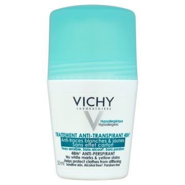 Vichy, antyperspirant w kulce 48h, przeciw śladom na ubraniach, 50 ml