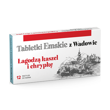 Tabletki Emskie z Wadowic, tabletki do ssania, 12 szt.