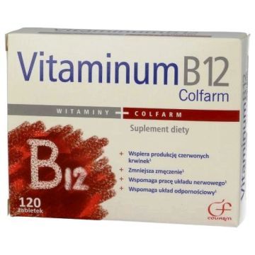 Max Vitaminum B12 Colfarm, tabletki, 120 szt.