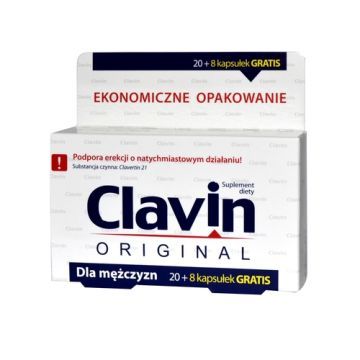 Clavin, kapsułki, 20 szt. + 8 szt. GRATIS