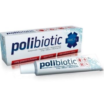 Polibiotic, (5 mg+5000 j.m.+400 j.m.g), maść, 15 g (tuba)