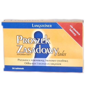 Proszek zasadowy tabs, tabletki, 30 szt.