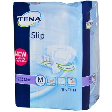 TENA ProSkin Slip Maxi, pieluchomajtki, rozmiar M, 10 szt.