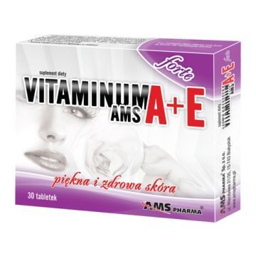 Vitaminum A+E AMS forte, tabletki, 30 szt.