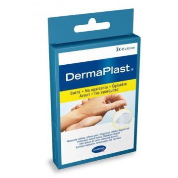 Dermaplast Oparzenia, plast., 45 x 65 mm, 3 szt