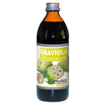 Graviola, sok, z owocow gravioli, 500 ml