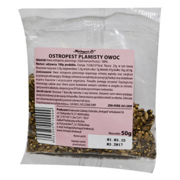 Owoc ostropestu plamistego, 50 g (Herbapol Kraków)