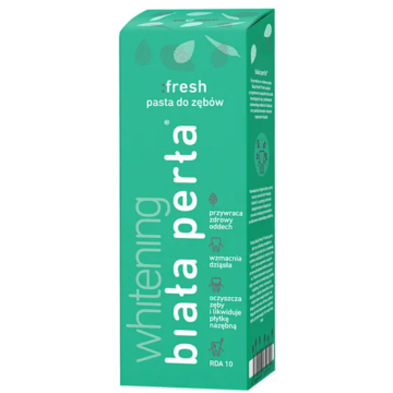 Biała Perła Whitening Fresh, pasta do zębów, świeży oddech, 75 ml