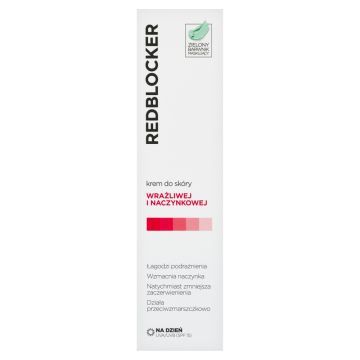 RedBlocker, krem do skóry wrażliwej i naczynkowej, na dzień, 50 ml