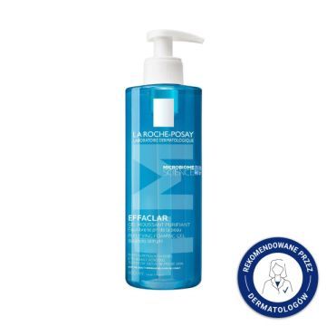 La Roche-Posay Effaclar Foaming Gel, żel oczyszczający dla skóry skłonnej do trądziku, 400 ml