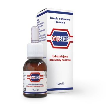 Grip Stop, krople do nosa,ochronne, 15 ml