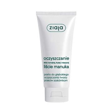 Ziaja Liście Manuka-Oczyszczanie, pasta do głębokiego oczyszczania twarzy, 75 ml