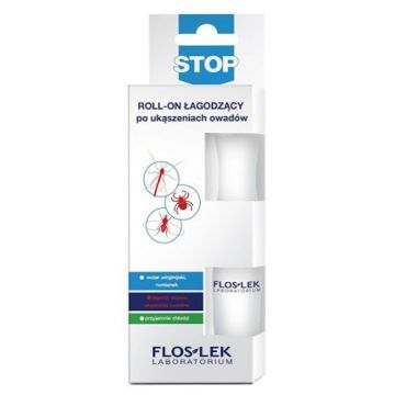 Flos-Lek Laboratorium Stop, roll-on łagodzący po ukąszeniach owadów, 15 ml