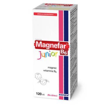 Magnefar B6 Junior, syrop, 120 ml