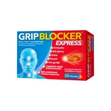 Gripblocker Express, kapsułki miękkie, 20 szt.