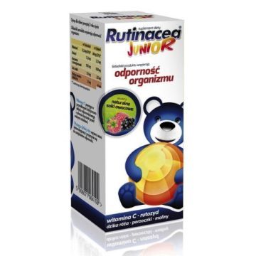 Rutinacea Junior, syrop, naturalne soki owocowe, 100 ml