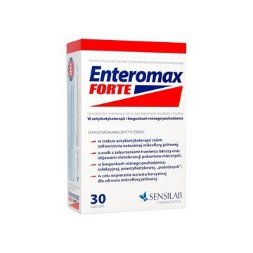 Enteromax Forte, kaps., 30 szt