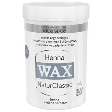 WAX ang PILOMAX NaturClassic Wax Henna, maska do włosów zniszczonych i ciemnych, 480 ml