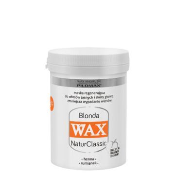 WAX ang PILOMAX NaturClassic Wax Blonda, maska do włosów zniszczonych, jasnych, 240 ml