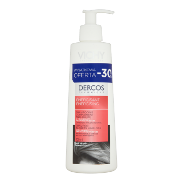 Vichy Dercos, szampon wzmacniający Energy+, 400 ml