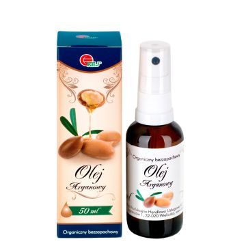 Kej, organiczny bezzapachowy olej arganowy, 50 ml