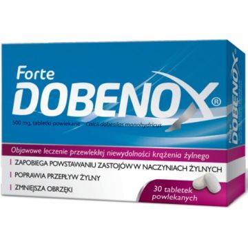 Dobenox Forte, 500 mg, tabletki powlekane, 30 szt.