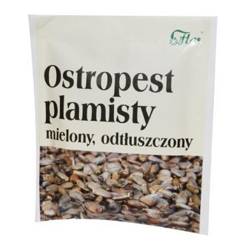 Owoc ostropestu plamistego, mielony, odtłuszczony, 100 g (Flos)