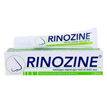 Rinozine, nawilżająco-regenerująca maść do okolic nosa, 15 g