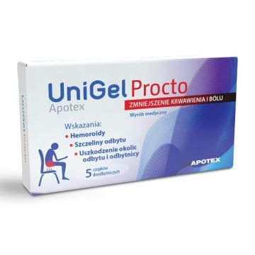 UniGel Procto, czopki, 5 szt.