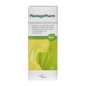 PlantagoPharm, 506 mg/5 ml, syrop, 200 ml