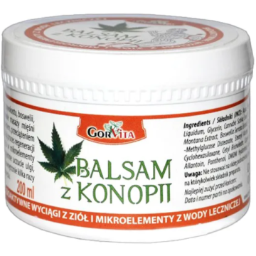 Gorvita Balsam z konopii, 200 ml