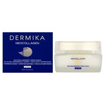 Dermika Neocollagen Multikolagen., krem, maska,noc, 50 ml