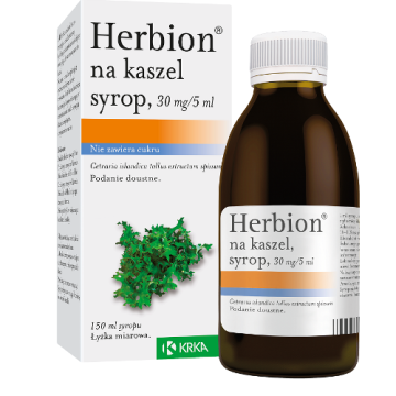 Herbion na kaszel, 30 mg/5 ml, syrop, 150 ml