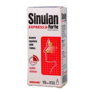 Sinulan Express Forte, aerozol do nosa, 15 ml