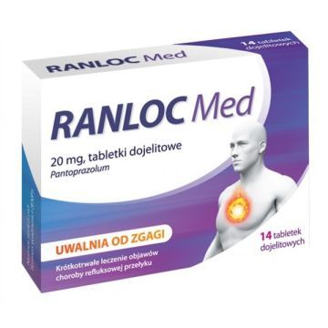 Ranloc Med, 20 mg, tabl.dojelit., 14 szt