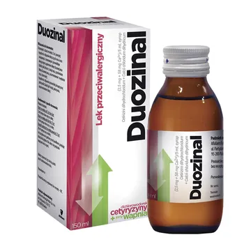 Duozinal, (2,5 mg+58 mg Ca2+)/5 ml, syrop, 150 ml