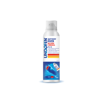 Undofen aktywny spray do stóp i obuwia 4 w 1, 150 ml