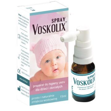 Voskolix, spray, do higieny uszu, 15 ml