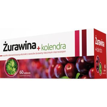 Żurawina + kolendra, tabletki, 60 szt