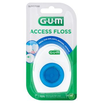 Gum Access Floss, nic,do przestrz.miedzyzeb., 50 szt