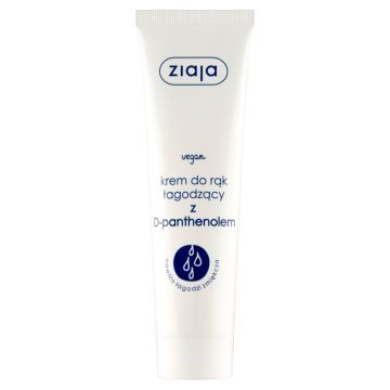 Ziaja, krem, do rak, lagodzacy z D-patnthenolem, 100 ml