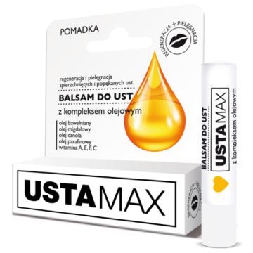 Ustamax, balsam do ust, z kompleksem olejowym, 4,9 g