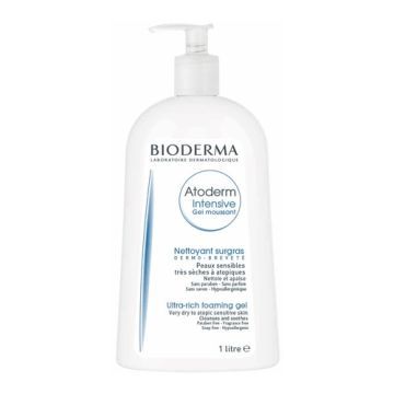 Bioderma Atoderm Intensive, zel, oczyszcz.i natluszcz, 1 l