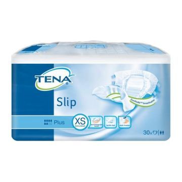 TENA Slip ProSkin Plus, pieluchomajtki, rozmiar XS, 30 szt.