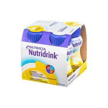 Nutridrink Multi Fibre, smak waniliowy, płyn, 4 x 125 ml